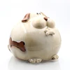 Porcelain Terrier Dog Money Box Decorative Ceramics Butter Ball Figurine Piggy Bank Home Doggy Ornament Gift Craft Accessories 5