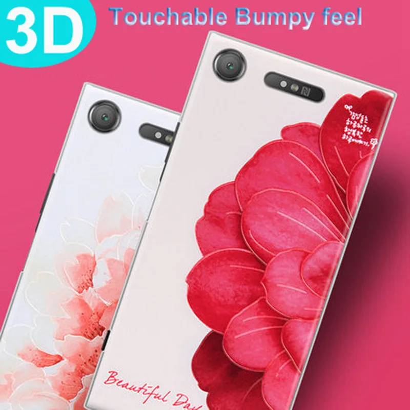 Чехол 3D HD для Sony Xperia XZ1 Жесткий Тонкий чехол из поликарбоната G8342 противоударный