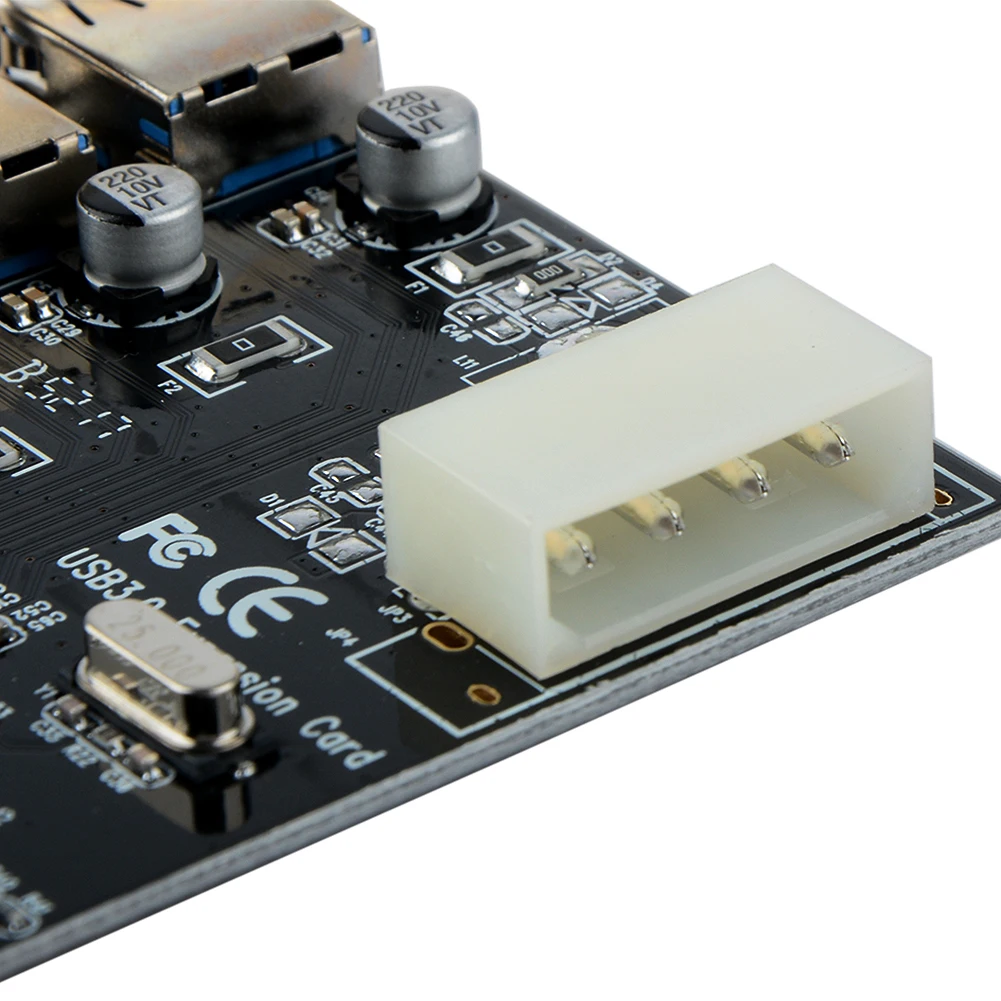 4 Port PCI-E to USB 3.0 HUB PCI Express Expansion Card Adapter 5 Gbps Speed For Desktop Computer Components 4 Port PCI-E to USB 3.0 HUB PCI Express Expansion Card Adapter 5 Gbps Speed For Desktop Computer Components