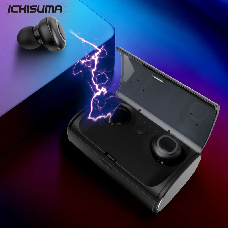 Беспроводные мини-наушники Bluetooth-наушники 3D стерео наушники-вкладыши гарнитура с