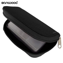 Micro Mini 22 слота камера телефон карта памяти SD клатч держатель чехол сумка