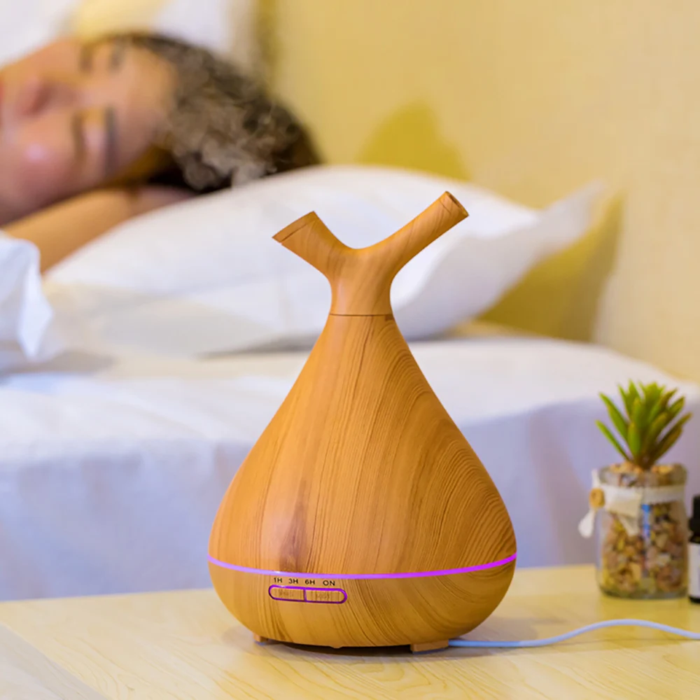 

Creative Gift Branch Aroma Diffuser Air Humidifier DC24V Household Wooden Aromatherapy Essential Oil Diffuser
