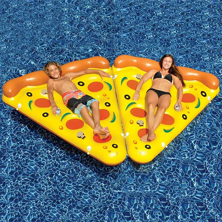 Swimming Pool Float Inflatable Pizza Giant Summer Water Toys Pool Inflatable Toys Outdoor Fun Toy Beach Resting Lounger Air (18)