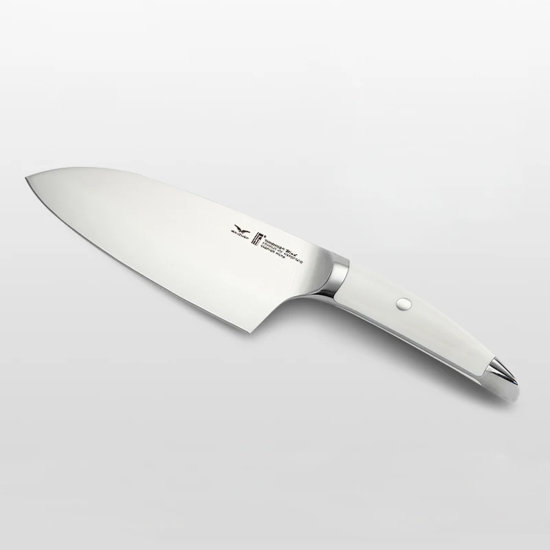 7.5inch Cleaver Kitchen Chefs Knife Well Balanced Vegetable Cutting Knives German Carbon Steel X50 Very Sharp Blade 7.5inch Cleaver Kitchen Chefs Knife Well Balanced Vegetable Cutting Knives German Carbon Steel X50 Very Sharp Blade
