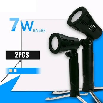 

Roadfisher 2PCS Photography Camera Video LED Spot Light Lamp White Warm Soft Light For Small Item Studio Shooting Live Broadcast
