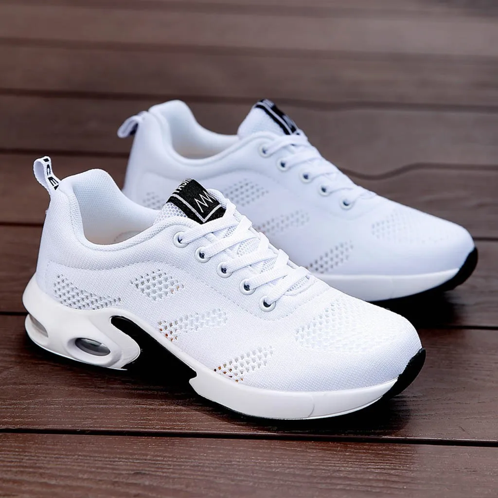 

plus size women platform sneakers Mesh Fitness Sport Sneakers Casual Shoes Student Running Shoes zapatos de mujer#G35