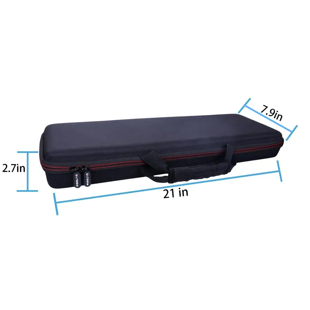 Carrying Hard Case LTGEM EVA Waterproof for Native Instrument Komplete Kontrol M32 Controller Keyboard