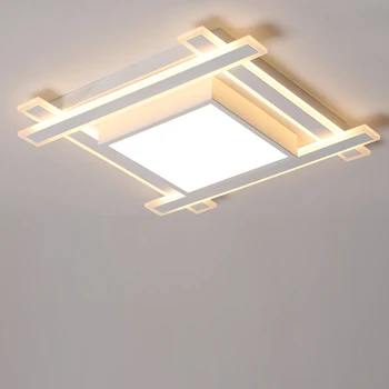 

Modern Lustre LED Chandelier for Bedroom Living room kids room Black/White Square Ceiling Chandelier surface mounted Chandeliers