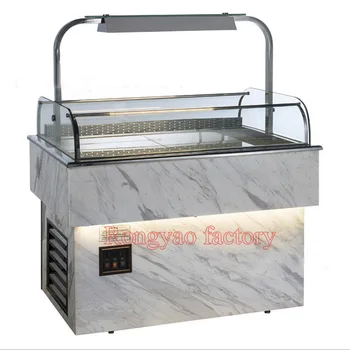 

New Direct Deal Marble Pedestal Sandwich Cake Refrigerated Display Cabinets Pastry Cake Fresh-keep Refrigerator Bakery Equipment