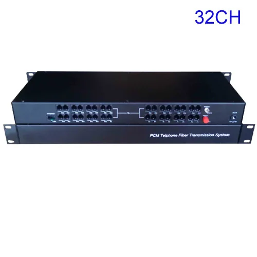 

32 Channel PCM Voice Telephone fiber optical media converter with Ethernet Rack mountable -FC,High quality