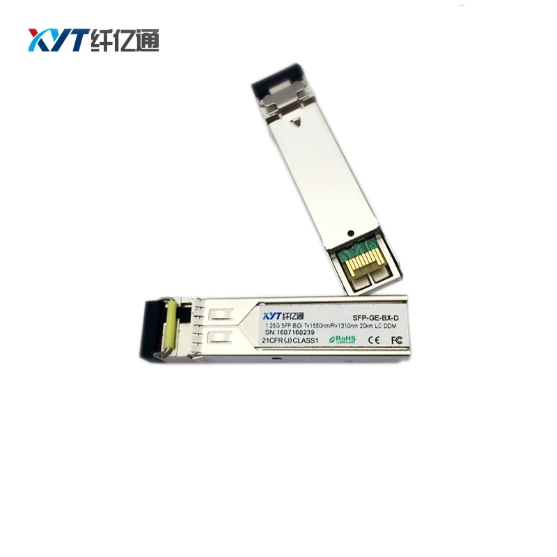 1 пара WDM BIDI SFP 25G T1310/R1550nm (T1550/R1310nm) 10 км LC оптический модуль приемопередатчик sfp |