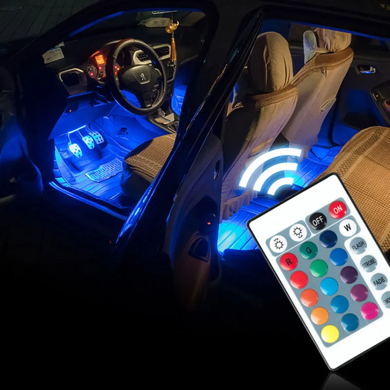 

1Set Interior Car LED Neon Lamp for honda civic accord crv fit renault megane logan laguna 2 megane 2 3 clio captur