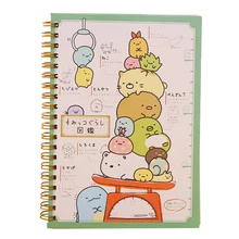 Kawaii Япония мультфильм Rilakkuma& Sumikkogurashi катушки блокнот/дневник/pocket book/офисные школьные принадлежности Взвешивание