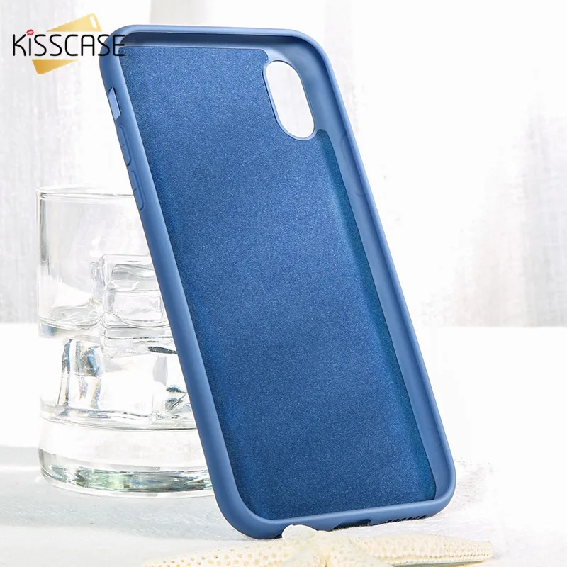 KISSCASE Soft TPU Silicone Phone Cases For iPhone 7 XR XS MAX X Candy Color Shockproof Apple Case 6 6S 8 Plus |