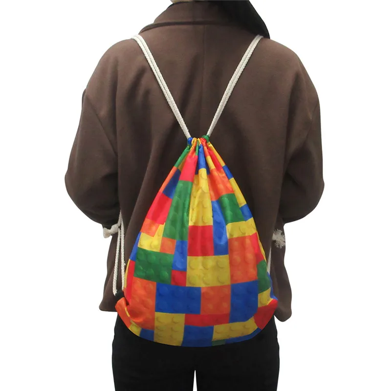 Noisydesigns 3D Рисунок печать на заказ переносная сумка на шнурке Мужская обувь сумка Женская дорожная сумка Высокое качество мужской рюкзак