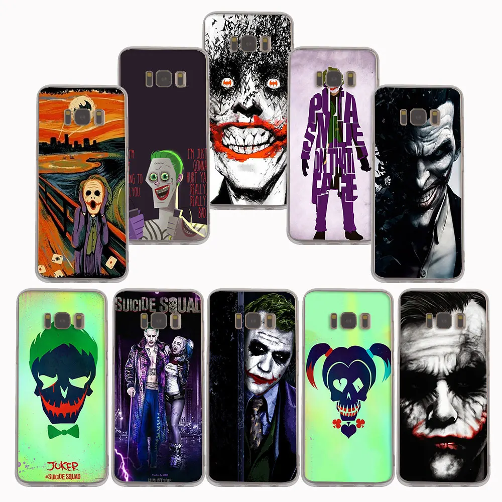 

YIMAOC 262z Suicide Squad Joker Soft TPU Case for Samsung Galaxy J5 J7 A5 2017 J3 2016 A8 2018 Note 8 S7 edge S8 S9 Plus