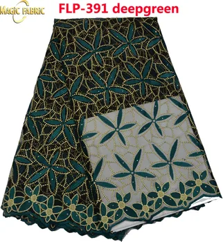 

New Arrival Cheap Mesh lace dress Embroidered Net Lace fabric High Quality African French Lace Fabric with Stones FLP-391