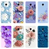 Coque téléphone Rose feuille violette pour Meizu M6 M6S M6T M5 M5C M5S M3 M3S M2 coque arrière souple en Silicone pour Meizu M2 M3 M5 M6 Note ► Photo 1/6