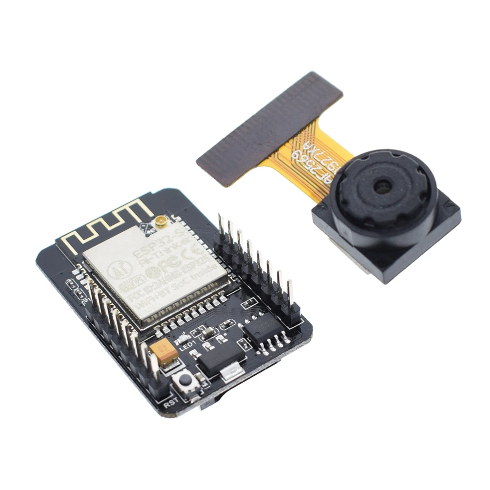 

ESP32-CAM ESP-32S WiFi Module ESP32 serial to WiFi ESP32 CAM Development Board 5V Bluetooth with OV2640 Camera Module