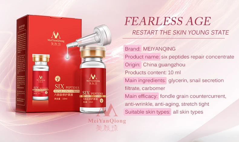Vera + Colágeno Soro do Enrugamento para o Creme Anti-envelhecimento dos Produtos dos Cuidados com a Pele da Cara Pces Peptides Rejuvenescimento Anti 10 4 anti soro do enrugamento para o creme