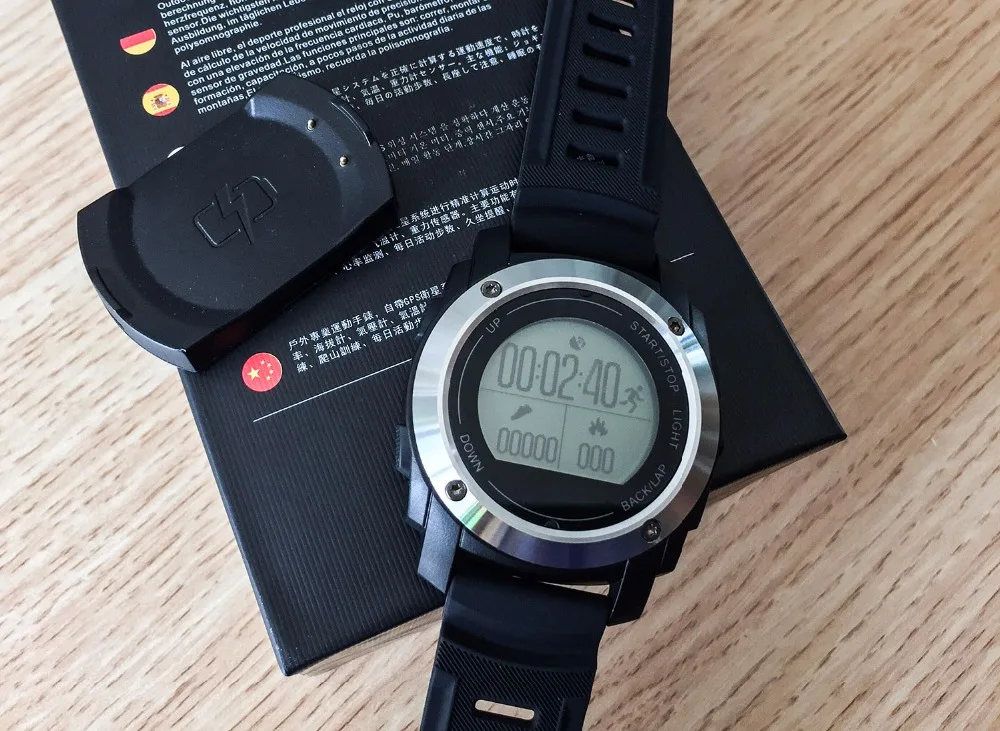 Smartch S928 gps Смарт Смотреть Открытый Спорт Smartwatch с монитор сердечного ритма шагомер
