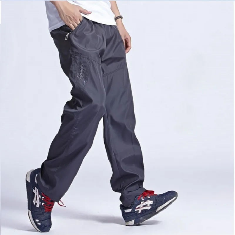 Casual Pants Sports Pants Casual Sports Pants Mens autumn Summer Sportwear Pants Mens Casual Sweatpants sports Breathable Joggers Quick Dry Trousers Male Loose Wide Leg Pants