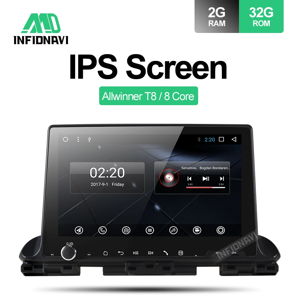 

ASLT9071 android 8.1 car dvd for Kia CERATO K3 2018 2019 video radio player gps navigation with steering wheel car stereo