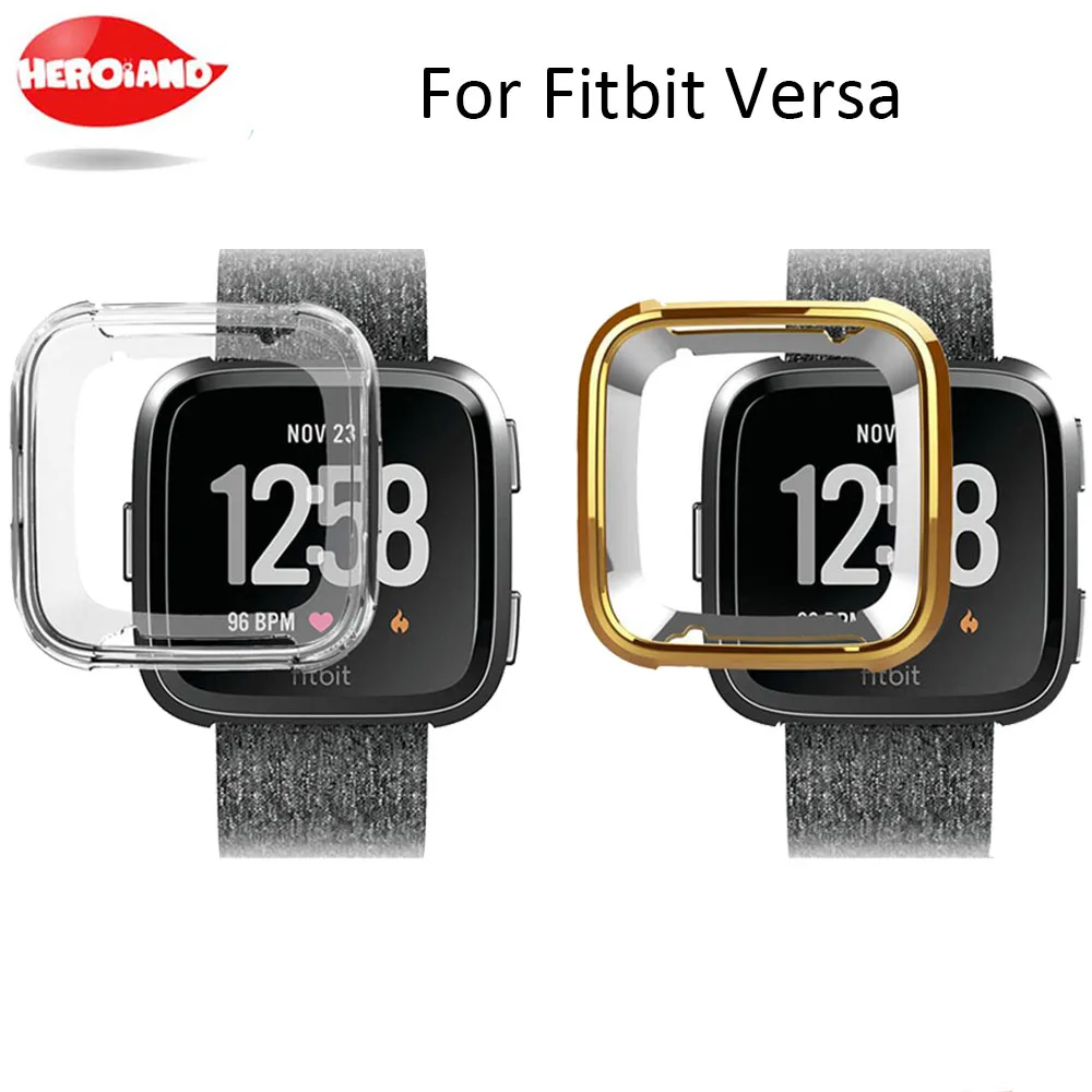 Ультратонкий Мягкий защитный силиконовый чехол из ТПУ Для Fitbit Versa носимые