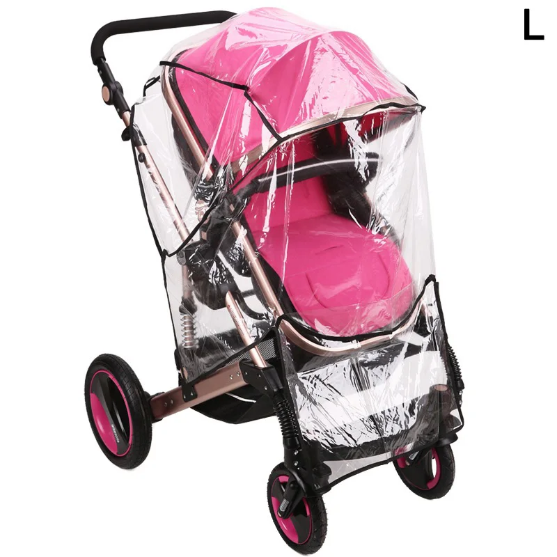 

Rain Cover Windproof Rainproof Keep Warm Transparent For Cart Baby Stroller Pushchair B2Cshop