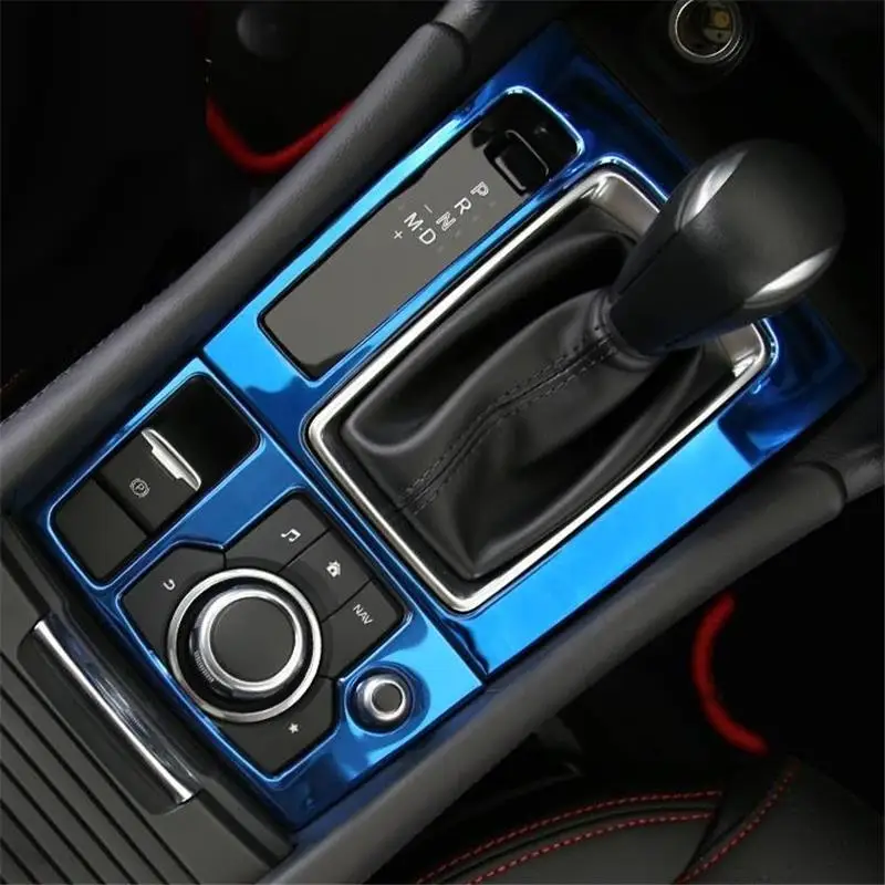 

Car Modified Decorative Chromium Gear Cup Interior Dashing Bright Sequins Sticker Strip Accessory 15 16 17 18 FOR Mazda Axela