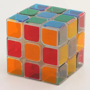 

2019 New Arrivals ZCUBE Transparent 3x3x3 Magic Cube Brain Teaser Speed Cube Puzzle Toy