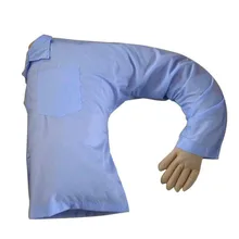 LEMOR Cute Boyfriend Arm Body Pillow Bed Cushion Arm Soft Throw Pillows Washable Body Hug Blue Cushion Creative Birthday Gift