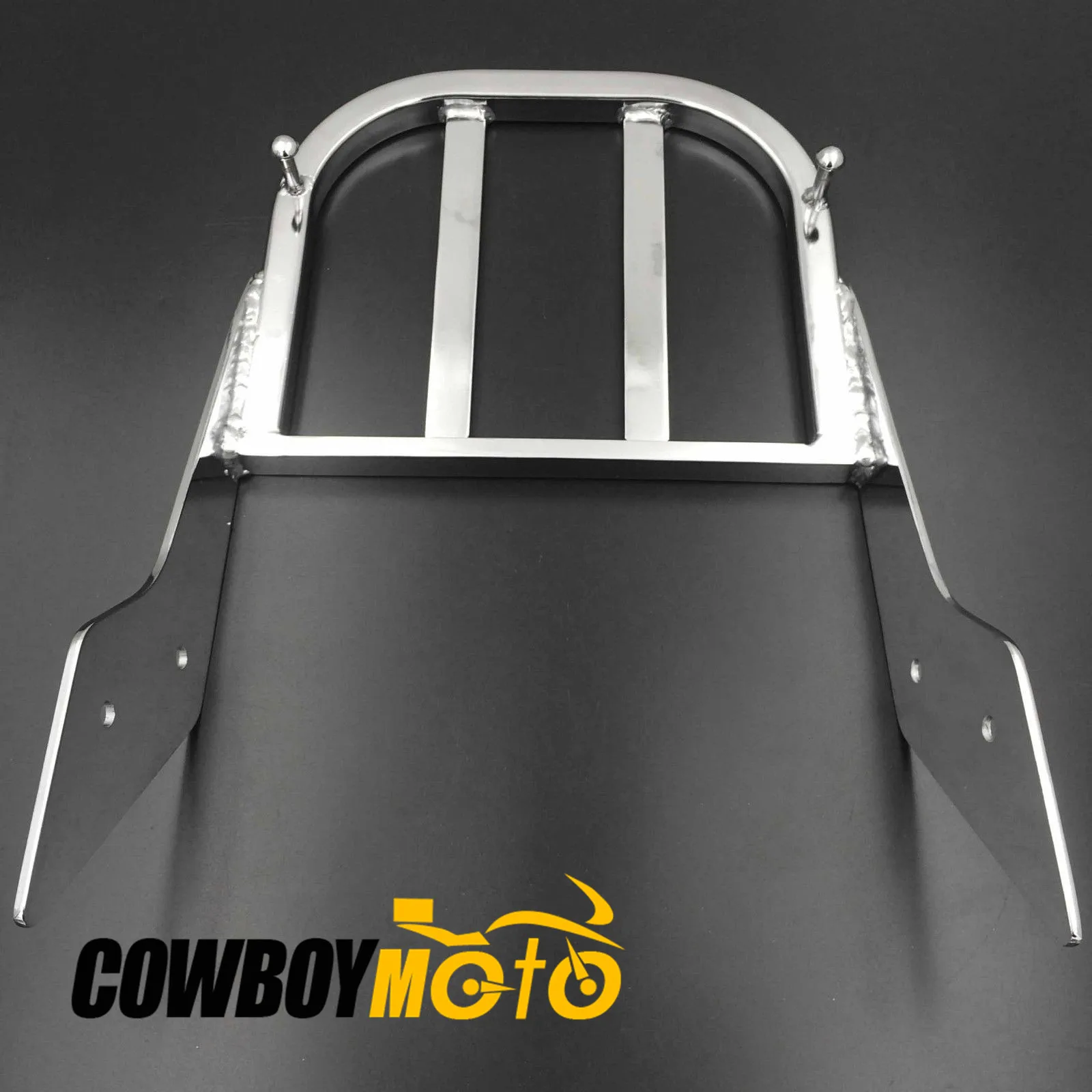 Chrome Sissy Bar Luggage Rack For Honda VTX 1300C//VTX 1800C//VTX 1800F Aluminum