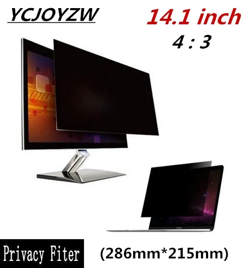 14.1 inch monitor Anti-glare Privacy Filter Screen Protector Film for 4:3 Laptop 11 1/4 &quotwide x 8 7/16 " high (286mm*215 mm) |
