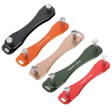 EDC Aluminum Hard Oxide Key Holder Clip Keys Organizer Folder Keychain Travel Kits useful aluminum casual alloy etc organizer home 6 key accessories keys folder holder outdoor key keychain clip