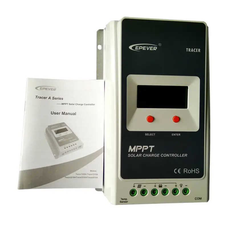 

MAYLAR@ 10A High efficiency 12V/24V auto Solar Charger Controller with MT50 LCD Solar Panel Charging Controller Voltage Control