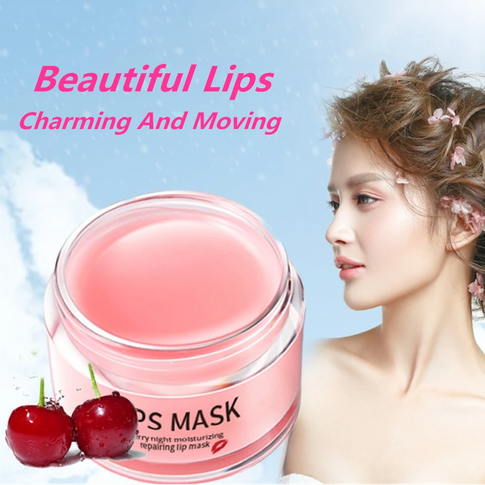 Polysmbety Алоэ Cherry экстракт полный патчи для губ пополнела розовые губы крем