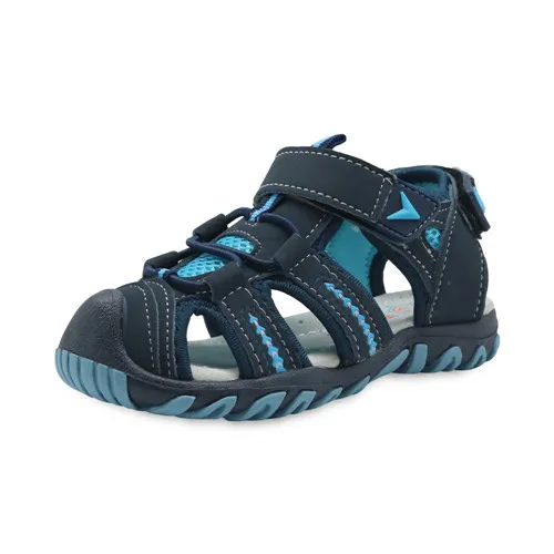 Apakowa/Новая Брендовая детская летняя обувь сандалии для мальчиков детские ортопедические арки поддержки спортивные сандалии с закрытым носком для мальчиков размер 21-32 - Цвет: Y605BLUE