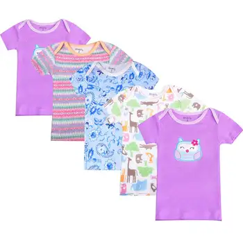 

Redkite baby girl clothes 2019 summer t-shirt short sleeve pure Cotton