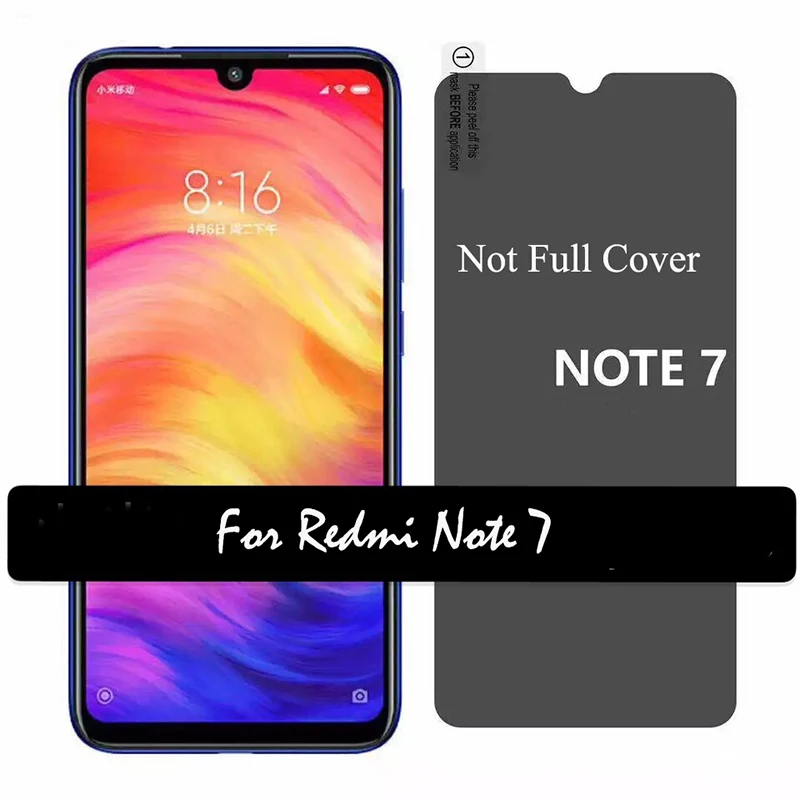 2.5D защита экрана из закаленного стекла для Xiaomi Redmi Note 7 note7 антибликовое Защитное