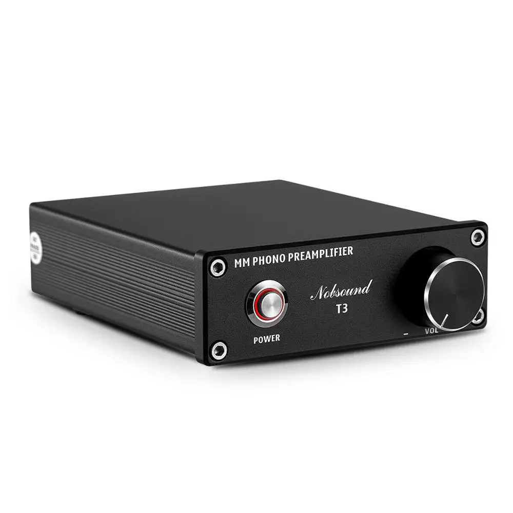 Nobsound Mini T3 MM Phono Preamp рекордер-плеер Предварительный усилитель HiFi проигрыватель усилитель