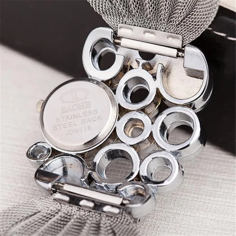 Fashion Women Watches Lady Diamond Bracelet Watch Mirror Luxury Quartz Watch Wrist Watch Relogio Feminino #2AP27 (1)