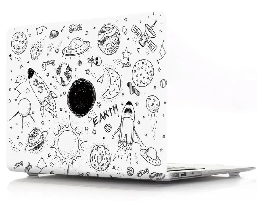 Чехол для ноутбука с космическим узором для Apple Macbook Air Pro retina 11 12 13 15 Touch Bar защитный чехол для Mac 11,6 13,3 15,4 - Цвет: 10