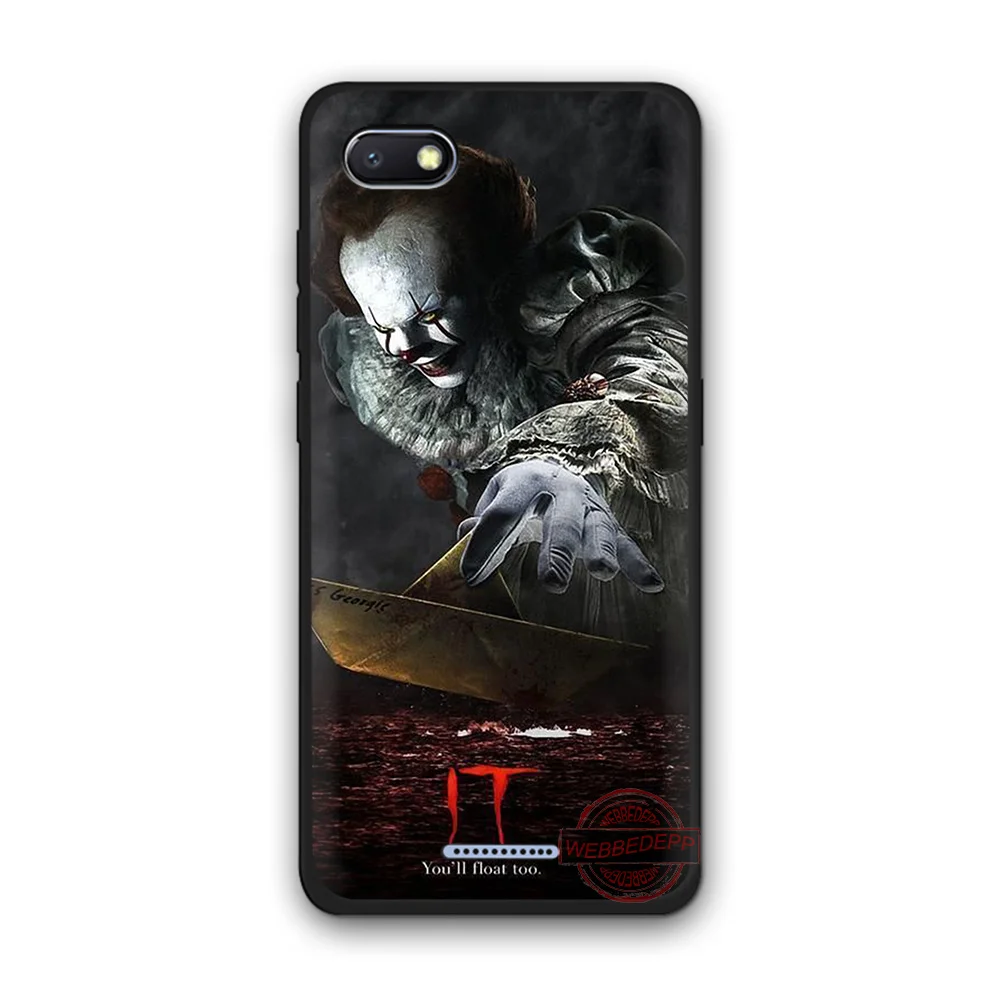 WEBBEDEPP Clown Terror IT TPU Phone Case for Redmi Note 6Pro 7Pro 4A 4X 5 5A 6A 8A 6Pro 7 S2 note 8