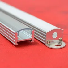 Горячая Распродажа светодиодные алюминиевые профили профиля для светодиодный полосы 2835/5050/5630/3528 Светодиодный Алюминий профиль с крышкой ПК