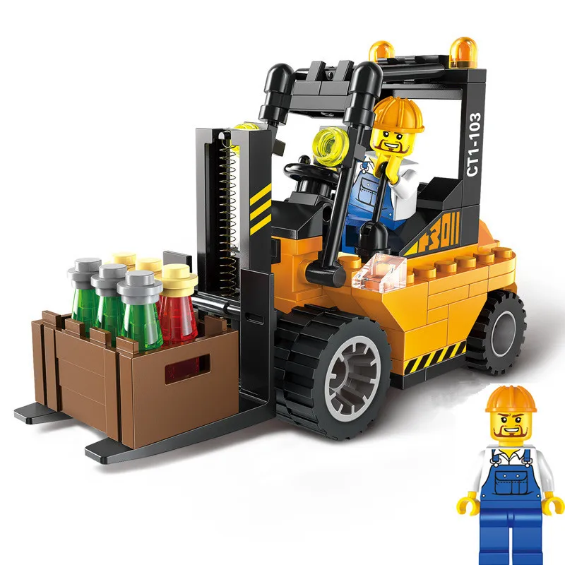 4 Type Civilized City Sweeper Legoings Model Building Blocks Toy Kit DIY Educational Children Birthday Gifts 4 Type Civilized City Sweeper Legoings Model Building Blocks Toy Kit DIY Educational Children Birthday Gifts