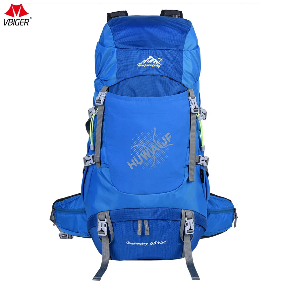 

Vbiger 65L Male Backpack Large-capacity Shoulders Bag Casual Trekking Backpacks Waterproof Daypack Drawstring Pocket Hot Sale
