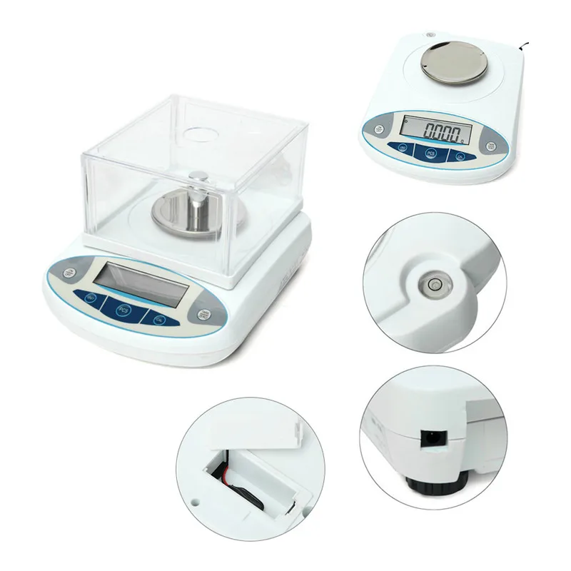High Precision 500g0.001g Electronic Digital Scale Weight Balance Scientific Lab Analytical Accuracy Jewelry Kitchen Precision (4)
