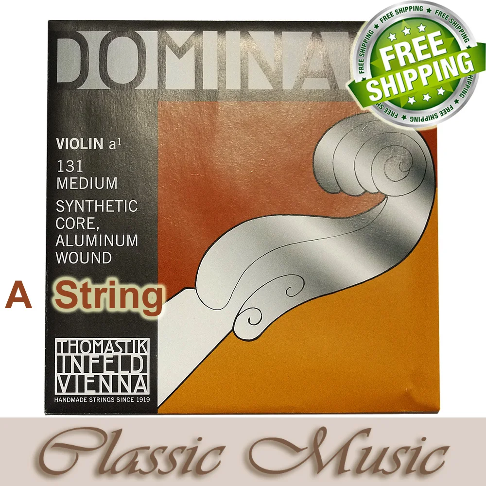 Thomastik Dominant 135B Violin String , A Sting(131) ,Set 4/4 Medium