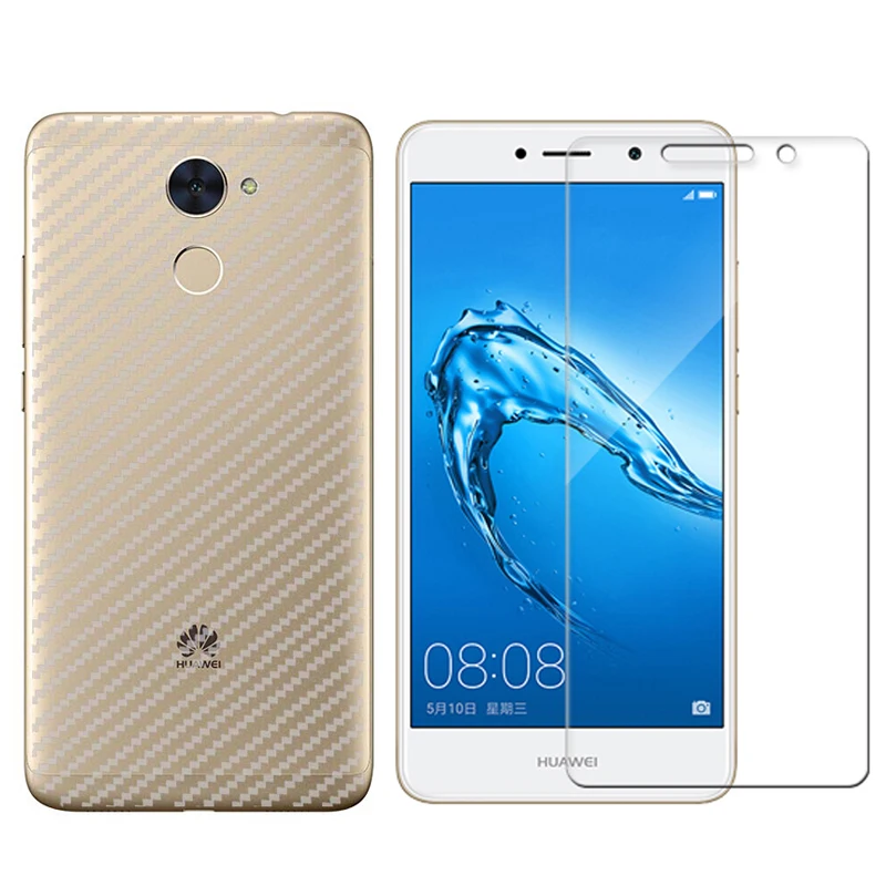 Для Huawei Enjoy 7 plus передняя HD защитная пленка из закаленного стекла + задняя 3D